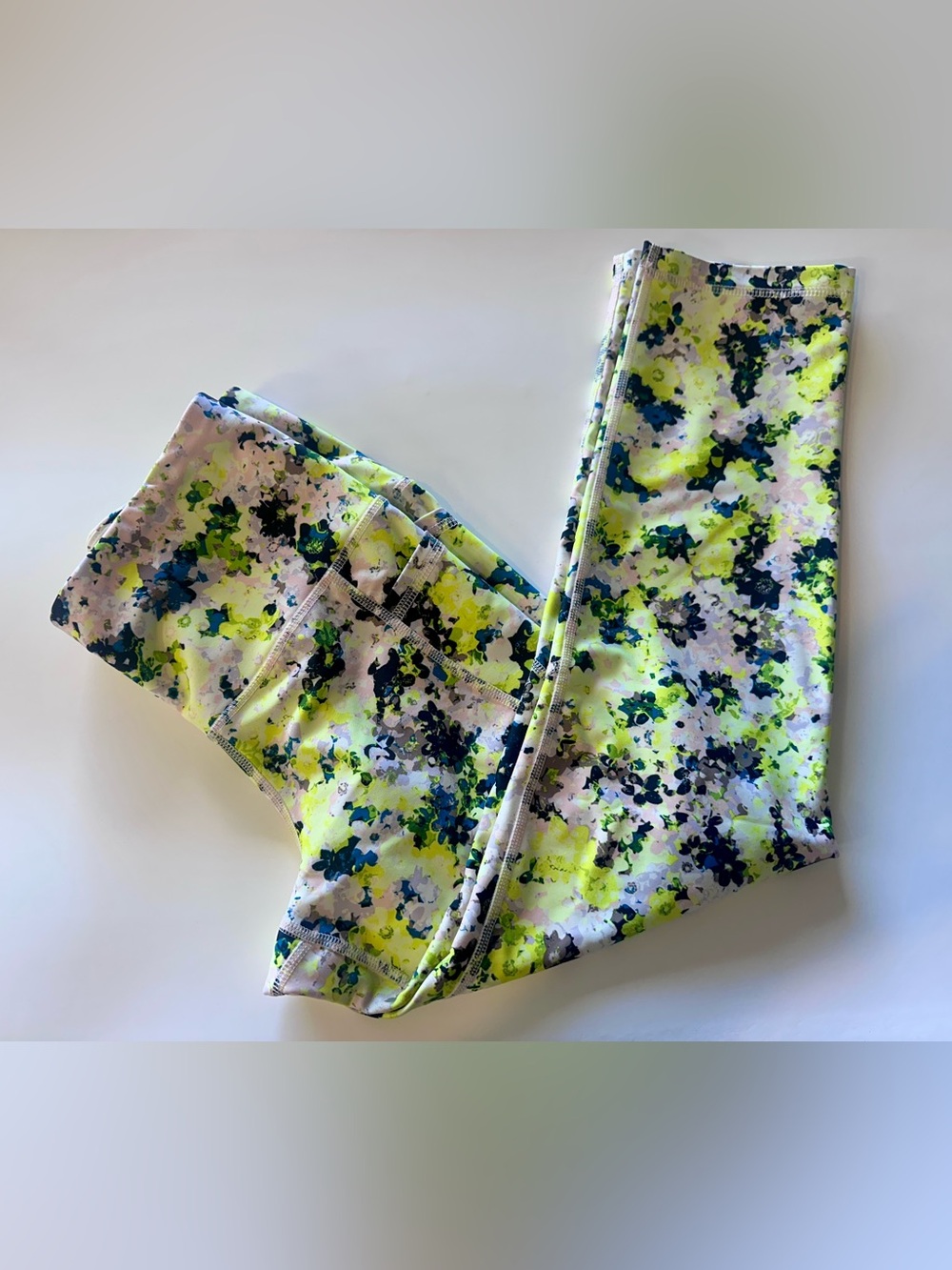 Old Navy Active Neon Active Leggings - Yellow Green Pink High Waist